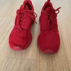 Nike | Shoes | Nike Roshe Run Triple Red | Poshmark display picture 3